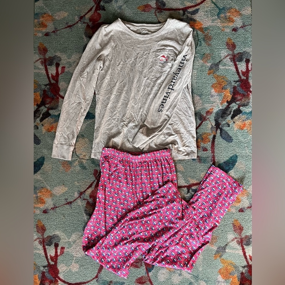 Vineyard Vines Kids Christmas Pajama Set